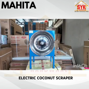 SYK MAHITA Fujimoto Heavy Duty Electric Coconut Grinder Scraper Mesin Eletrik Memarut Kelapa Mesin Parut Kelapa Mini
