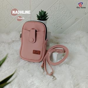 NADHLINE SLINGPHONE TAS HP BY BIRU TSABITA tas selempang wanita bahan Chocoly