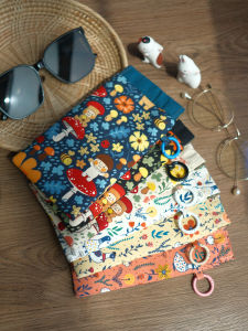 Thickened Handmade Portable Glasses Bag Neck Hanging Sunglasses Case Protective Cover for Myopia Presbyopia Eyeglasses