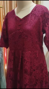 TM88 Dress Lala k11 Pakaian wanita Gaun pengantin musim panas Gaun Renda Elegan Pakaian Wanita