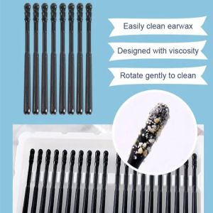 Sticky Spiral Ear Pickers Cleaning Stick Sticky Ear Pickers