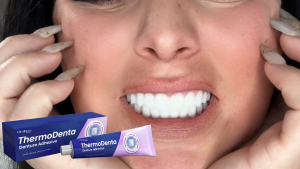 Oralhoe Denture Fixing Adhesive 40g Long Lasting Fixation Denture Bonding Cream Stable Fit Comfortable Wear Oral Care Adhesive Cream