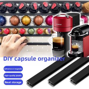 Nespresso Capsule Coffee Storage Rack Magnetic Vertuo Large Capsule Holder Organizer Coffee Brewing Accessories Storage Shelf