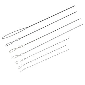 1PC Stainless Steel Big Eye Beading Needles Easy Thread String Cord Pins For Beads DIY Jewellry Making Tools Sewing Accessories