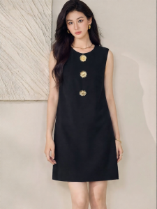 Roey s house | Đầm Hè Không T Tay Phong Cách Sang Trọng cho Nữ