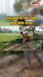 Máy xạ phân máy phun vôi bột 3 chức năng giá rẻ tại Thanh Hóa