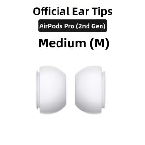 LZL | Comfort & Noise Isolation Earbuds Tips White Silicone Eartips for AirPods Pro and AirPods Pro 2