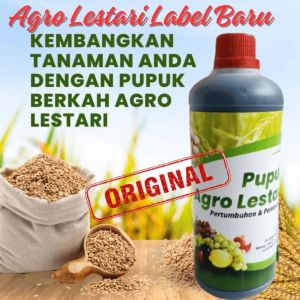 Pupuk Agro lestari kemasan 1 LITER - Pupuk Cair Organik - Pupuk Pertumbuhan & Pembuahan Pelebat Buah