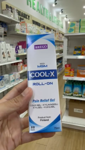 100% ORIGINAL🔥Cool-X Roll-On Cold Pain Gel 75mL 100% with KKM Genuine Stciker