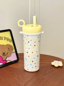 Cốc Nước Đi Kèm Cốc Straws Cỡ Lớn Di Động Cho Nữ Cốc Nước Giữ Nhiệt Cốc Nước Giữ Lạnh Cốc Đi Kèm Cốc Straws