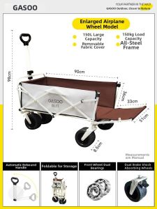 GESHU | Folding Portable Utility Wagon