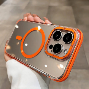 ✨ส่งจากไทย✨เคสไอโฟน Magsafe กันกระแทกแบบใสแข็งเคสโทรศัพท์สำหรับ iPhone 16 15 14 13 12 11 Pro Max เคสชาร์จไร้สายเคสใส่โทรศัพท์โปร่งใส