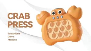 🇸🇬 [Ready Stcok] Kids Electronic Puzzle Pop It Quick Push Game Console Fidget Toy Finger Squeeze Toys For Kids