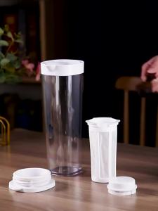 1Pc 1100ml Portable Filter Coffee Pot Refrigerator Cold Extract Coffee Pot Fruit Tea Bottle With Strainer Picnic Camping Drink