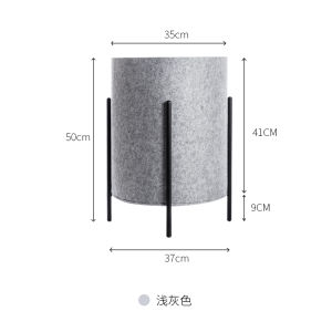 Nordic Style Home Use Laundry Basket Bath Room Dirty Clothes Toy Storage Basket Miscellaneous Goods Felt Storage Barrel