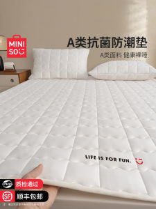 Thin Waterproof Mattress Pad Cover for Students Dormitory Single Soft Pad Moisture Proof Bed Protector Mat Modern Simple Style