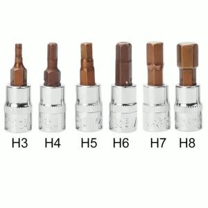 6pcs 1/4 Inch Hex Screwdriver Bit Socket Set Hex Screw Driver Bits Tools Hex Shank For Impact Screwdriver H3 H4 H5 H6 H7 H8