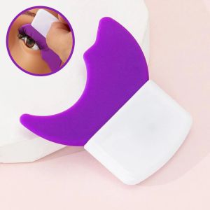 เครื่องมือเสริมแต่งหน้าตาซิลิโคน - มาสคาร่าอเนกประสงค์/อายแชโดว์/อายไลเนอร์ ใช้ซ้ําได้ เหมาะสําหรับการแต่งหน้าตาของผู้เริ่มต้น