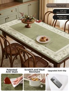 XINGLIANXIN | Vintage Waterproof and Oil-Proof Non-Washable Heat-Resistant Tablecloth
