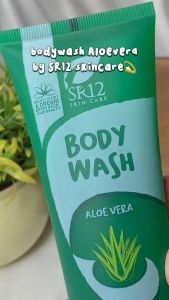 BODY WASH ALOE VERA SR12 Sabun Cair Aloe Vera Cocok Untuk Kulit Sensitif Serta Menyegarkan Tubuh 100 ml/250 ml(Tube)