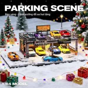 Bãi Đỗ Xe Mô Hình Ô Tô 1/64 Cho Bộ Sưu Tập Minicar