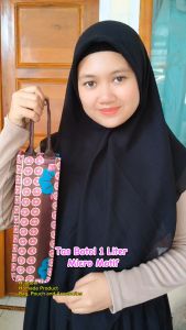 Tas Jinjing Botol Micro Motif 1 Liter / Tumbler Bag By Hijabeer