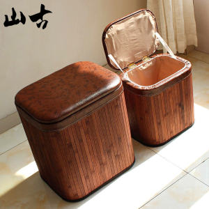 Storage Bench Wooden Hall Entryway Shoe Changing Seat Dirty Laundry Box Home Living Room Rectangular Surface Customizable