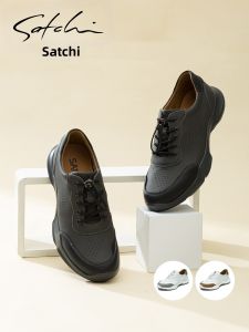 Breathable Holes Cowhide Leather Shoes for Men