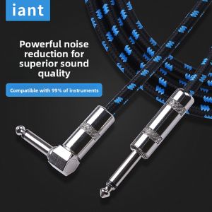 Guitar Connection Cable 3m 5m 10m 20m Audio Line Speaker Bass Electric Box Wood Guitar Noise Reduction Shielding Cable