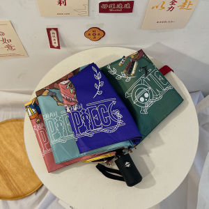 Sọt Nước Nắng Tự Động One Piece Họa Tiết Hoạt Hình Chống Tia UV UPF50+ Sọt Nước Gấp Gọn Dành Cho Nữ Sọt Nước Chống Mưa Bằng Thép