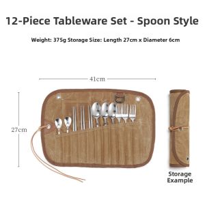 Portable Outdoor Tableware Set for Picnic Camping