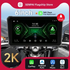 SENPAI | Smart Waterproof Motorcycle Dashcam 2K Front and Rear Camera for Navigation