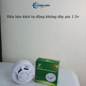 Đầu báo khói tự động độc lập thiết bị báo cháy báo khói không dây dử dụng pin 1.5v đầu cảm biến báo khói tự động không dây thiết bị pccc báo khói tự độnghàng loại 1