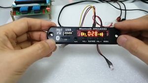 In Stock: Car Bluetooth 5.0 MP3 Decoder Board with Remote Control FM Radio TF USB AUX Module Car Kit Audio Amplifier Board MP3 Player 12V