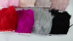 10Meters Dyed Marabou Feather Trim Ribbon 10-15cm Fluffy Turkey Trims Fringe for Wedding Dress Costume Sewing Crafts Wholesale