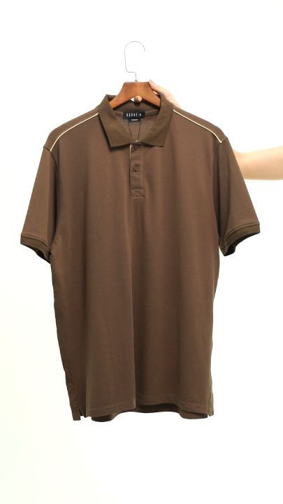 Áo thun polo có cổ nam trơn basic tay ngắn HUDOMAN form regular chất vải cotton US cá sấu, bền màu AOPOLO-013