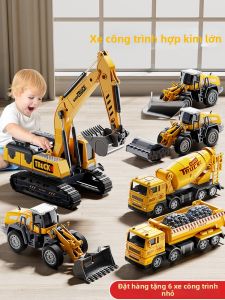 KAKABEIER | Đồ Chơi Xe Xây Dựng Đào Khuấy Nâng