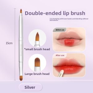 MONLEYTA | Mini Portable Short Makeup Brush Lipstick Lip Brush Concealer Brush Round Head Colorful Makeup Tools Portable Cosmetic Brush