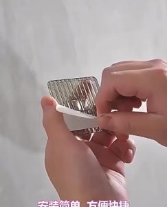 GO862 Kait Gantungan Bebas Paku Dinding Dapur Tembok Toilet Hook