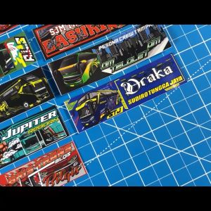 Stiker Bis Model Panjang Glosy Anti Air Merk Graftac: Setiker Bis Mania Stiker Bus Murah
