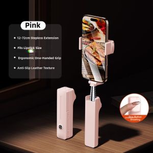 Piple | Portable 360 Rotatable Anti-shake Selfie Stick for Phones with Bluetooth