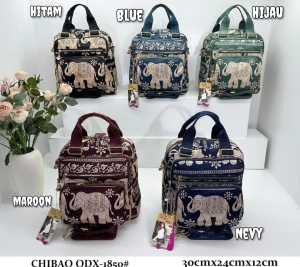 Tas Wanita Chibao Gajah 3in1 Ransel Slempang Jinjing CB1850-QDX 6res