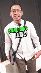 EVERNEXT - TAS SELEMPANG WATERPROOF PRIA SLING BAG LUXIO MULTIFUNGSI 3 IN 1 ANTI AIR MESSENGER BAG