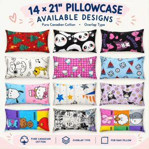 14X21 PILLOWCASE CANADIAN COTTON FOR DAKI PILLOW OVERLAP TYPE PILLOWCASE