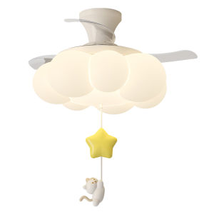 oaArtstandard | Creative Creamy Style Universal Childrens Fan Light
