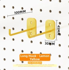 AYIJIE | Hole Board Storage Rack Magnetic Wall Mounted Hole-Free 1 Piece