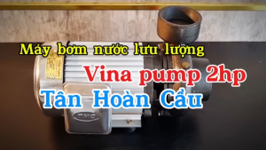Máy bơm nước lưu lượng THC VINAPUMP 2HP (họng 90/90) - CHỈ BƠM NƯỚC AO HỒ