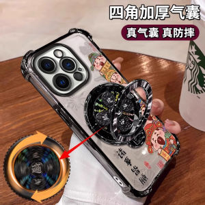 เคสโทรศัพท์ซิลิโคนเต็มจอ Apple 16Pro 15ProMax 14Plus 13 12Mini 11 8Plus 7P 6S พร้อมขาตั้ง เคสป้องกัน