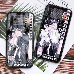 Custom Hardcase Softcase Glasscase Casing Karakter Game Blue Archive [HP Poco Samsung iPhone Oppo Xiaomi Redmi Realme Vivo All type Smartphone] Pt. 6