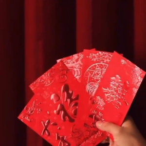 30Pcs/Bundle Red Envelope For Money Packet Chinese Ampao Money Envelope Ampaw Money Envelopes Ampao For Christmas Christening Birthday Angpao For Christmas Wedding Unique Style Fengshui Lucky Charm 2026 Red Pouch Ampao